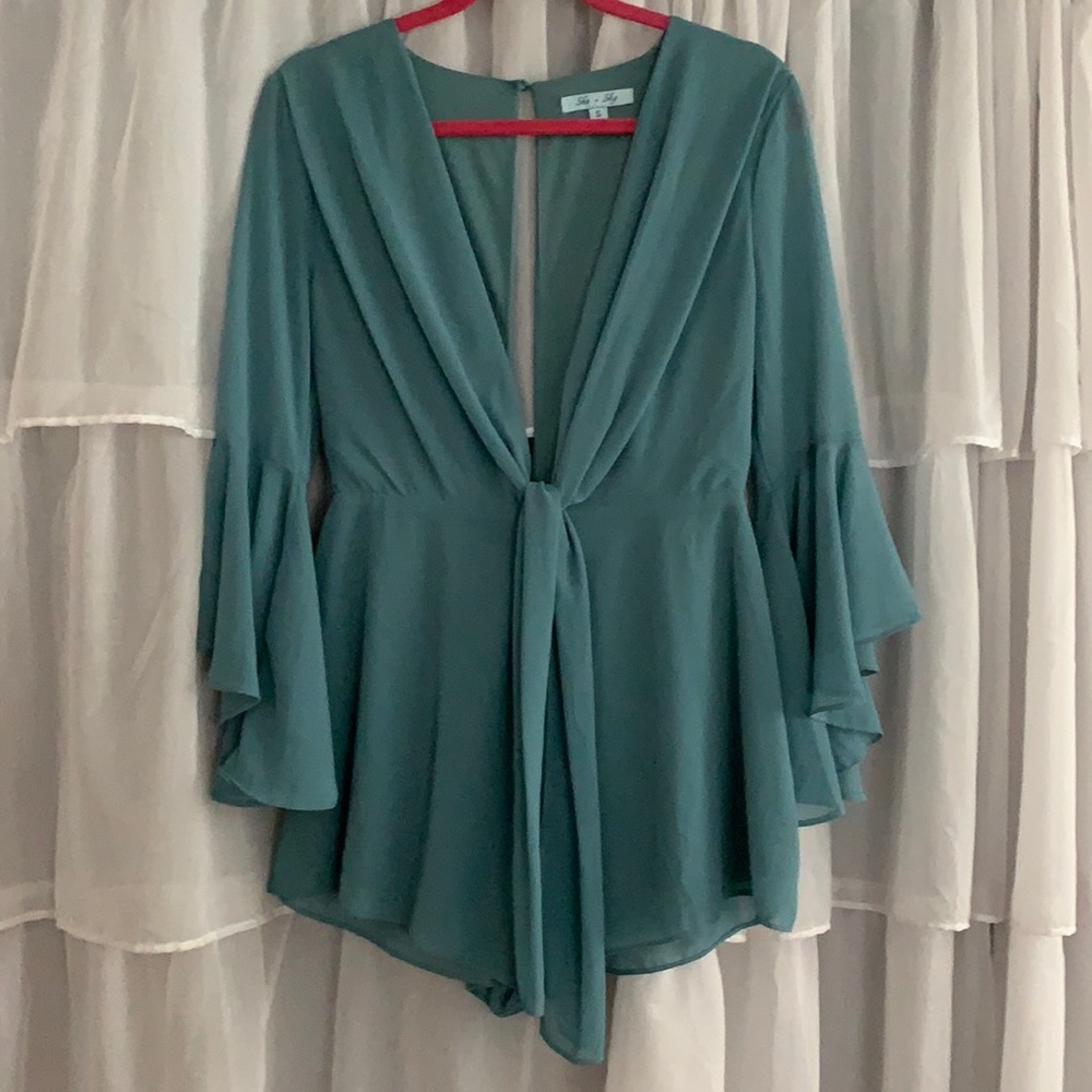 Teal Romper - image 1